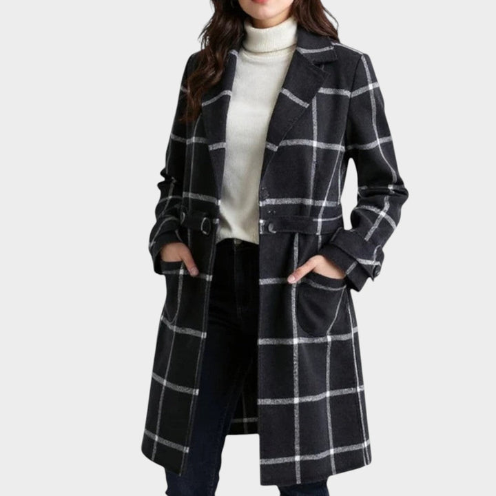 Kelira – manteau tissé à carreaux