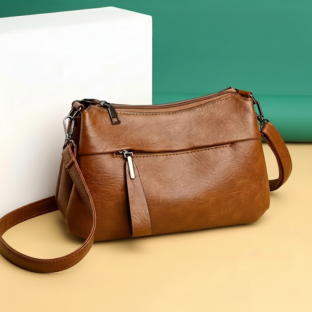 Lysara – Sac bandoulière en tissu à plusieurs compartiments