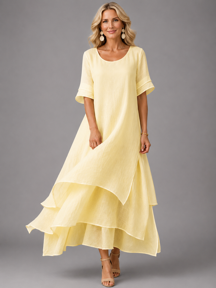 Arlise – Jupe superposée, robe longue