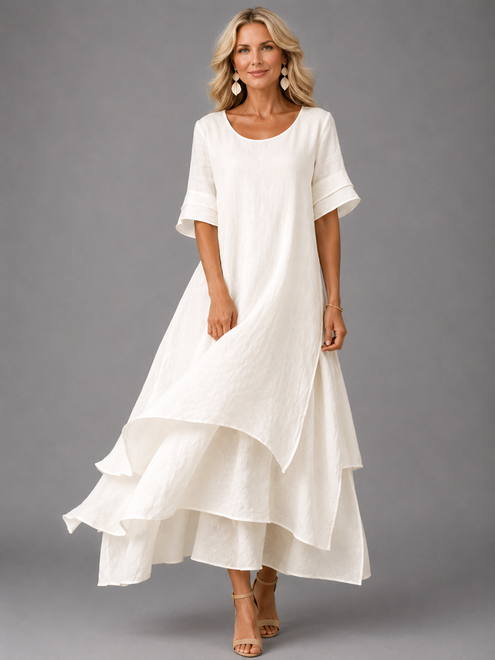 Arlise – Jupe superposée, robe longue