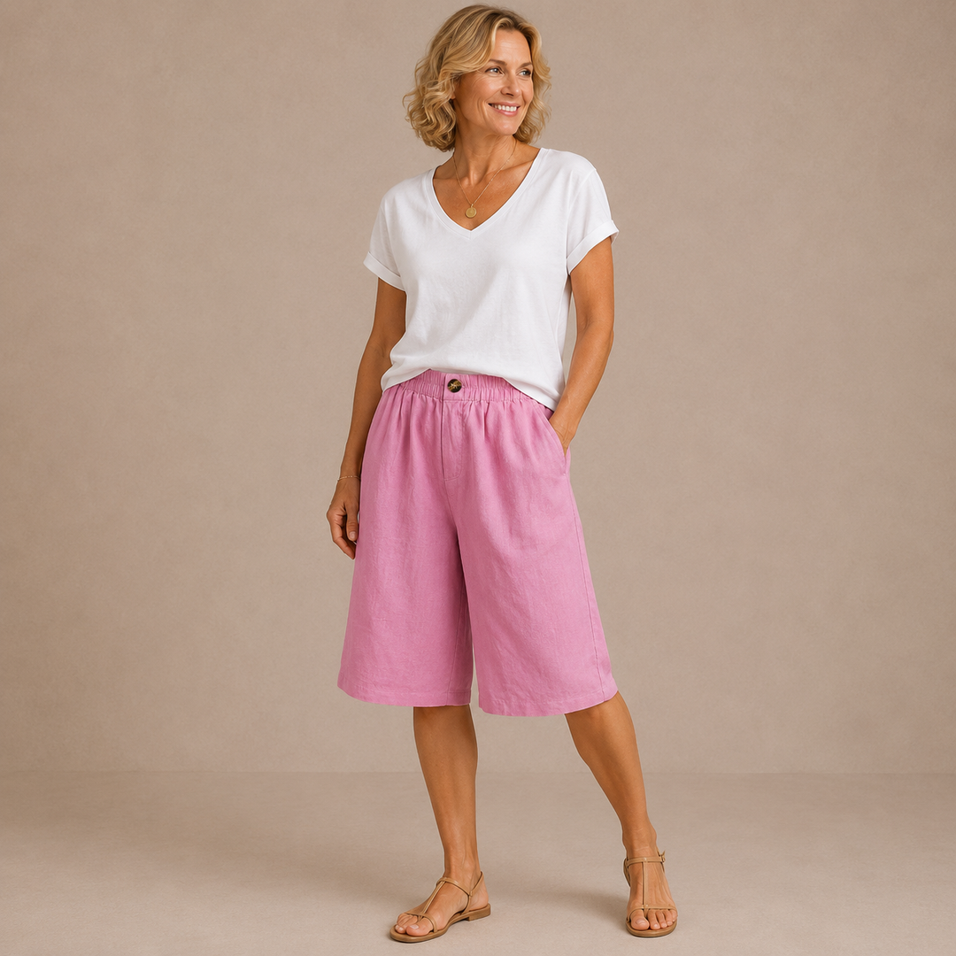 Mevra – short à taille élastique