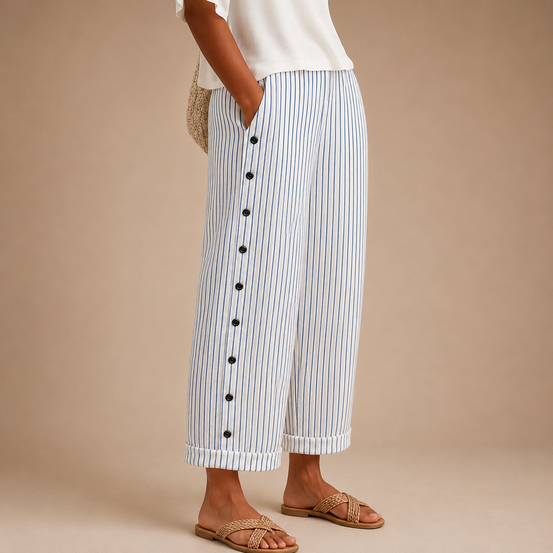 Neraya – pantalon tissé à coupe décontractée