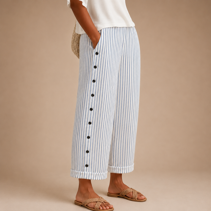 Neraya – pantalon tissé à coupe décontractée