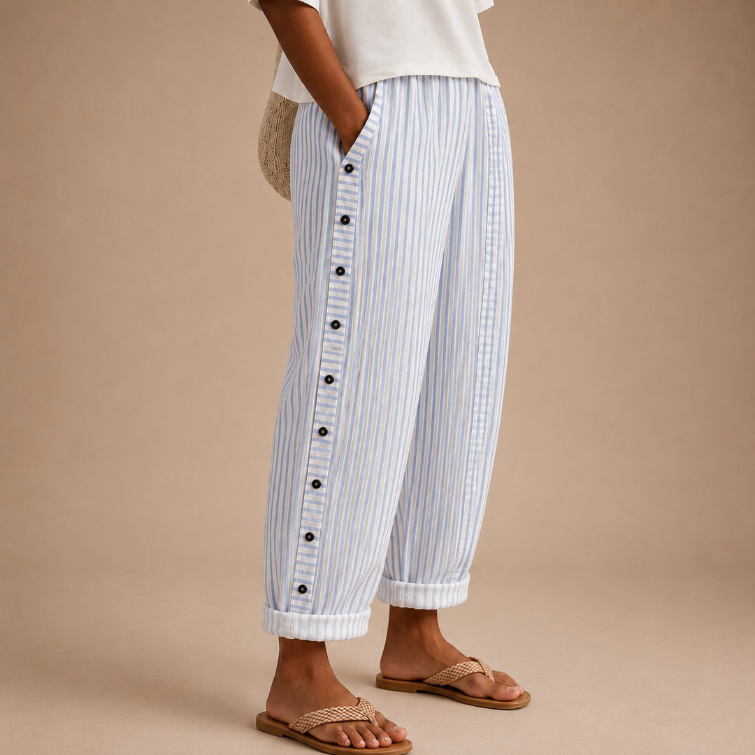 Neraya – pantalon tissé à coupe décontractée