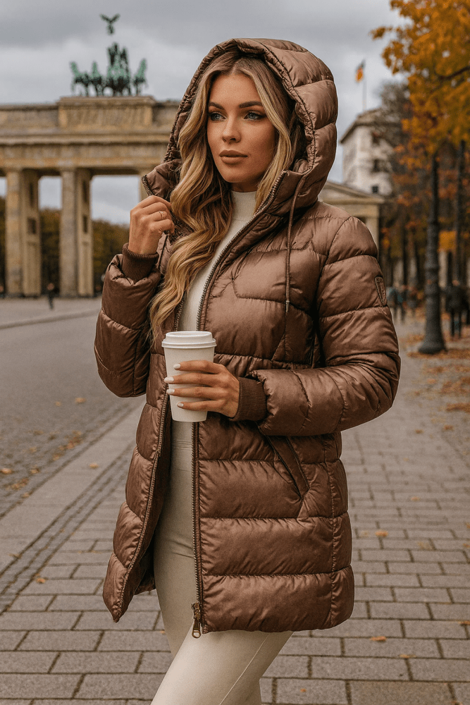 Mireva – Veste rembourrée à capuche fixe