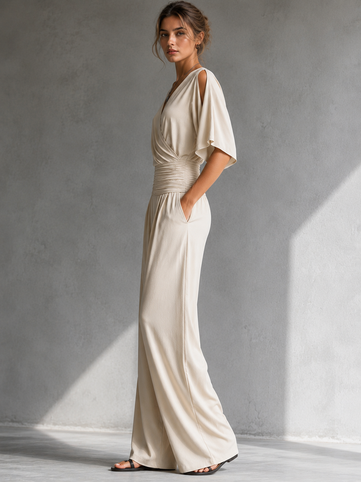 Nivara - Open-Shoulder Jumpsuit