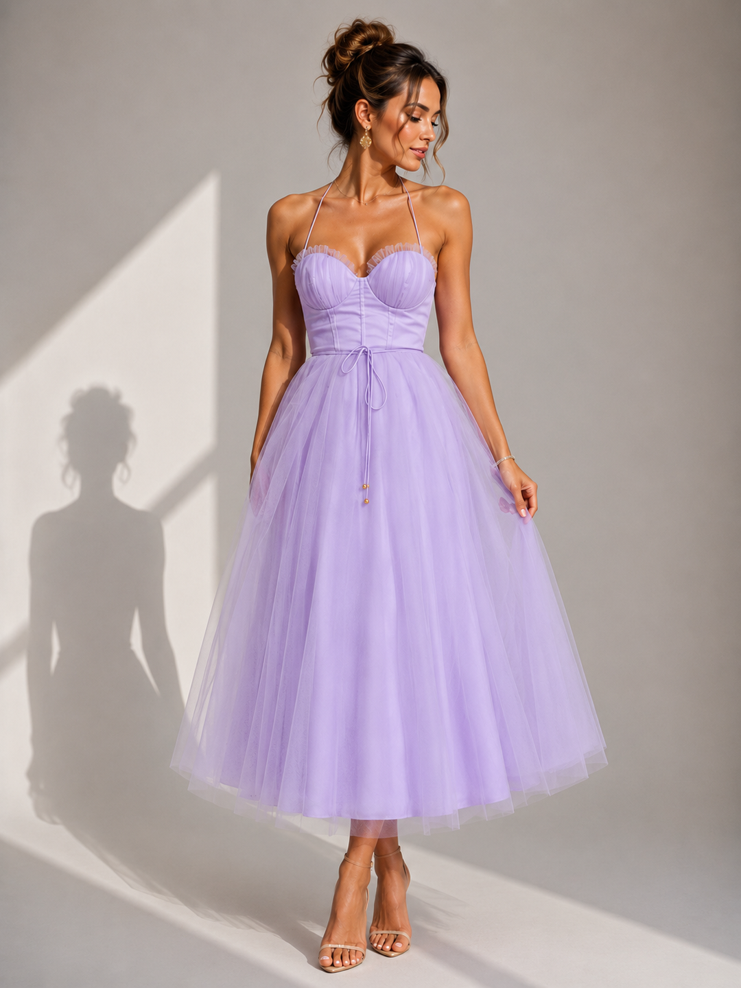 Virela – Robe en tulle ouverte