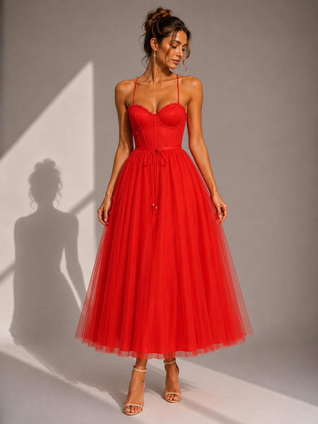 Virela – Robe en tulle ouverte