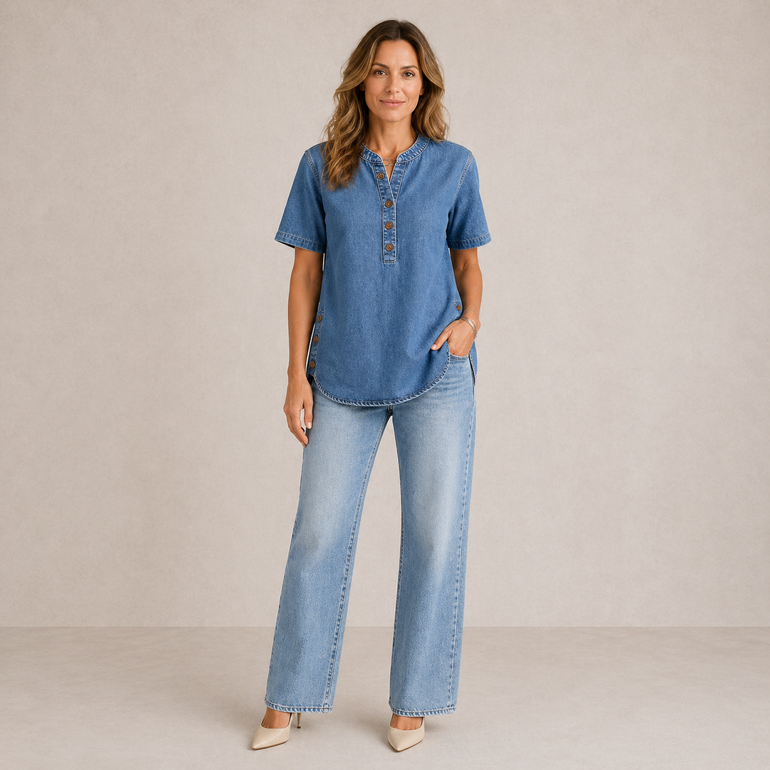 Kevara – Coupe classique – tissée – blouse