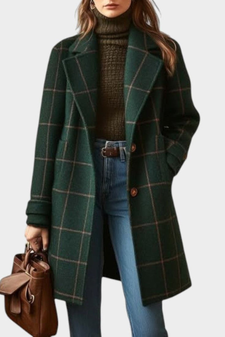 Kelira – manteau tissé à carreaux