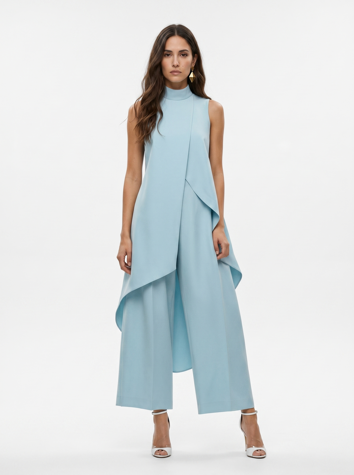 Arlise – coupe asymétrique en tissu tissé, ensemble