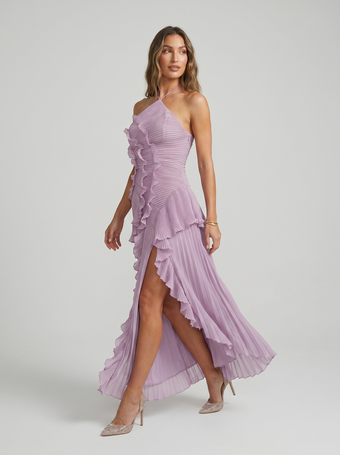 Vesara – jupe plissée en tissu à haute densité, robe