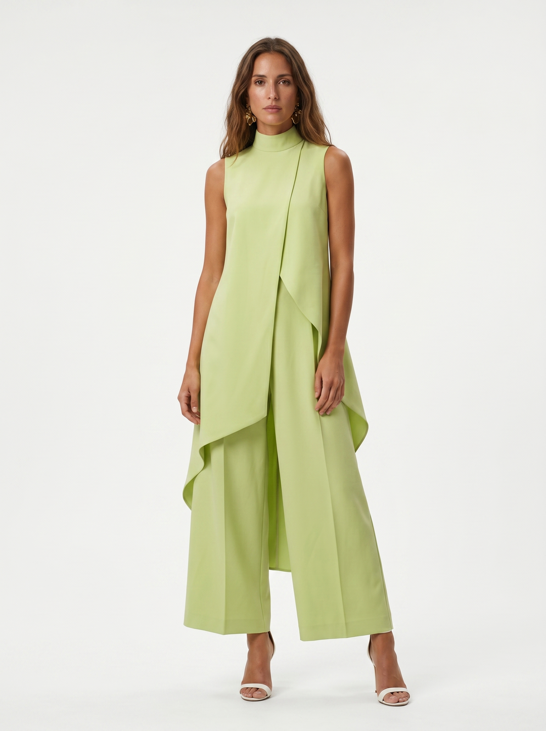 Arlise – coupe asymétrique en tissu tissé, ensemble