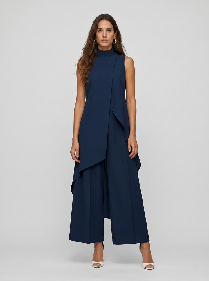 Arlise – coupe asymétrique en tissu tissé, ensemble
