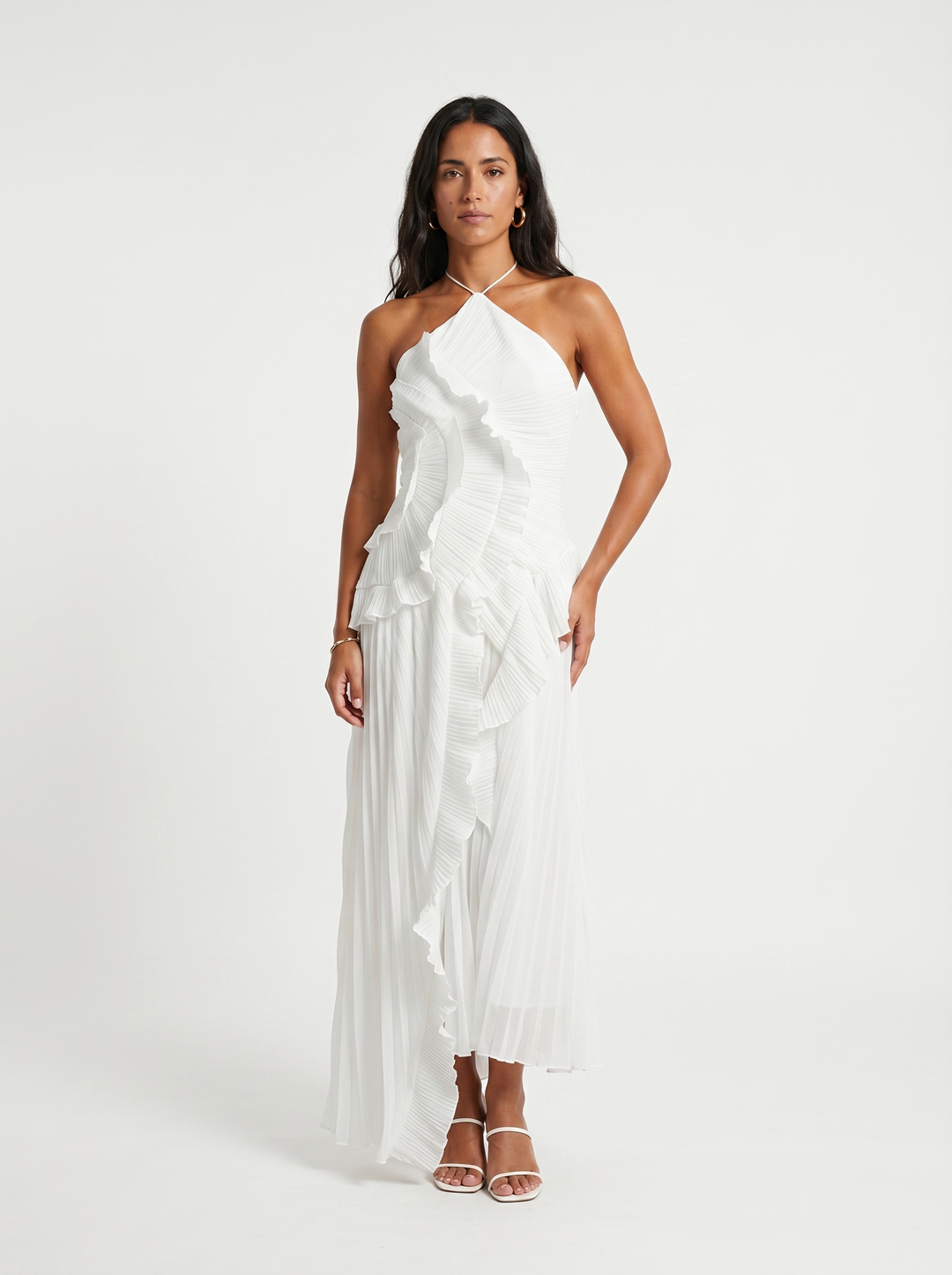 Vesara – jupe plissée en tissu à haute densité, robe