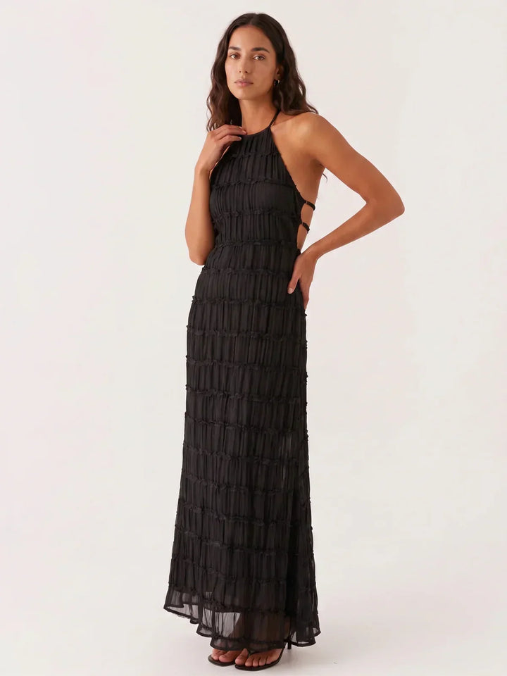 Ivessa – Robe à volants en mélange de coton