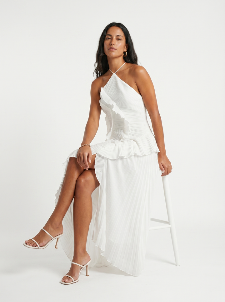 Vesara – jupe plissée en tissu à haute densité, robe