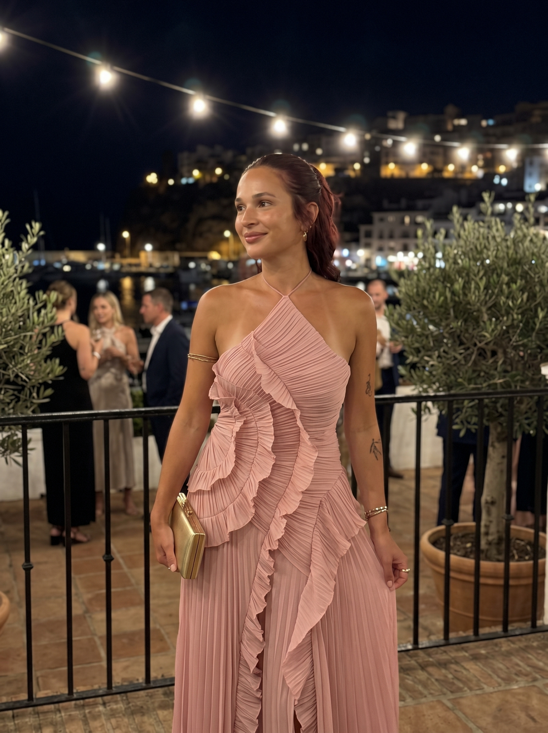 Vesara – jupe plissée en tissu à haute densité, robe