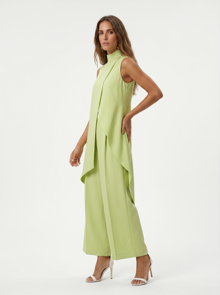 Arlise – coupe asymétrique en tissu tissé, ensemble