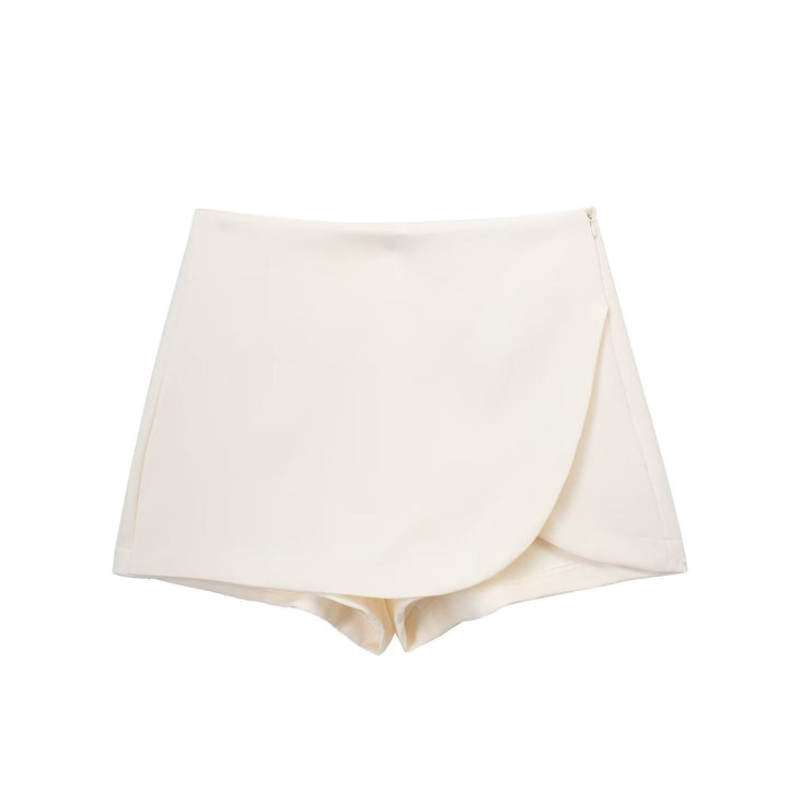 Avenya – Jupe-short portefeuille tissée