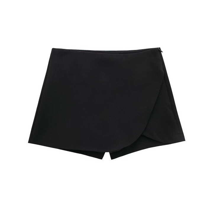 Avenya – Jupe-short portefeuille tissée