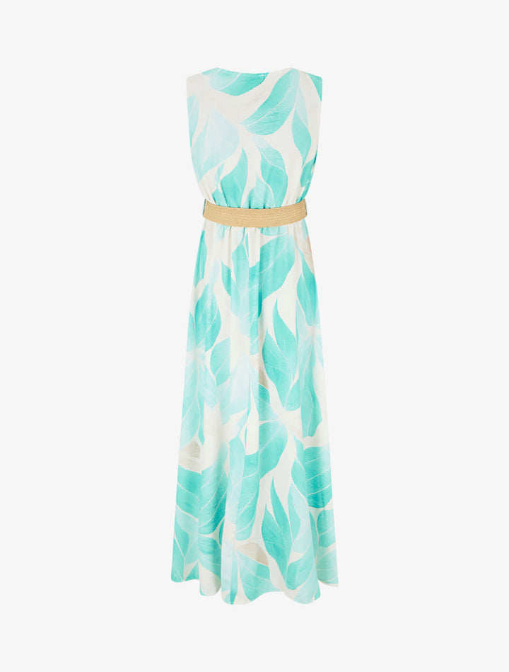 Nivora – cache-cœur en jersey, robe maxi
