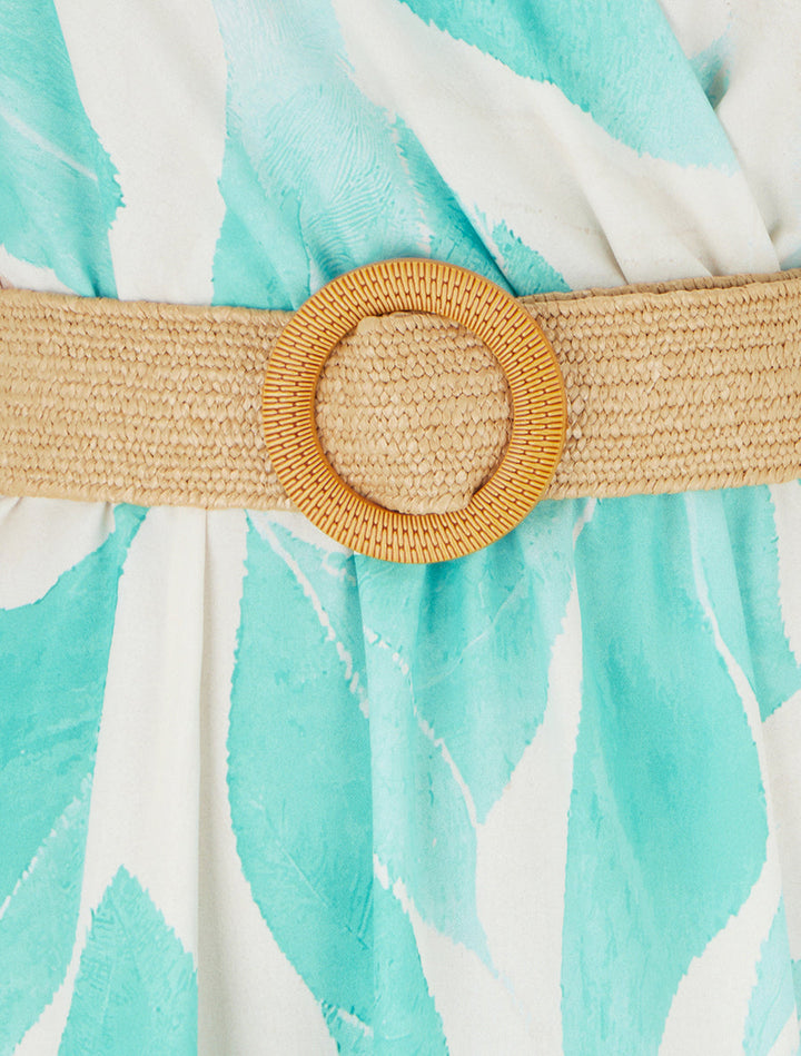 Nivora – cache-cœur en jersey, robe maxi