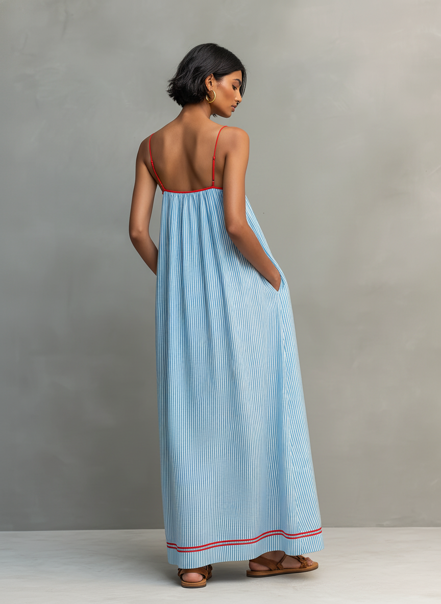 Iverra – Robe drapée tissée