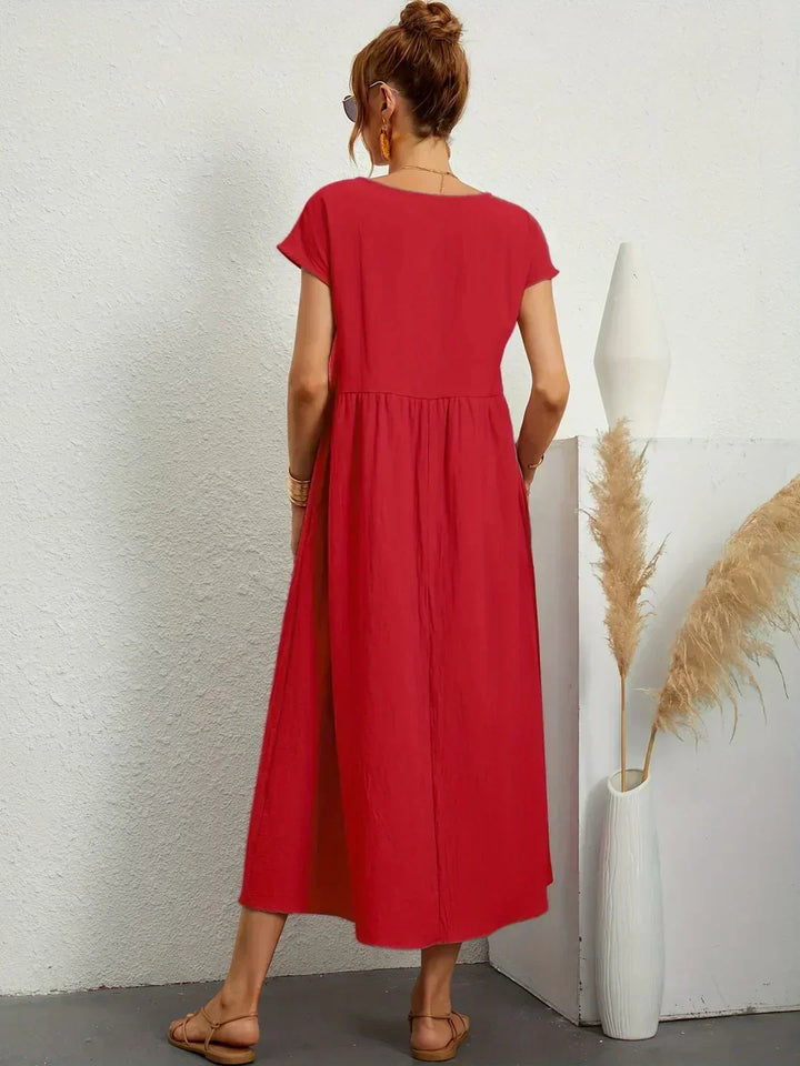 Calira – robe midi en coton