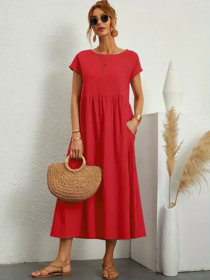 Calira – robe midi en coton