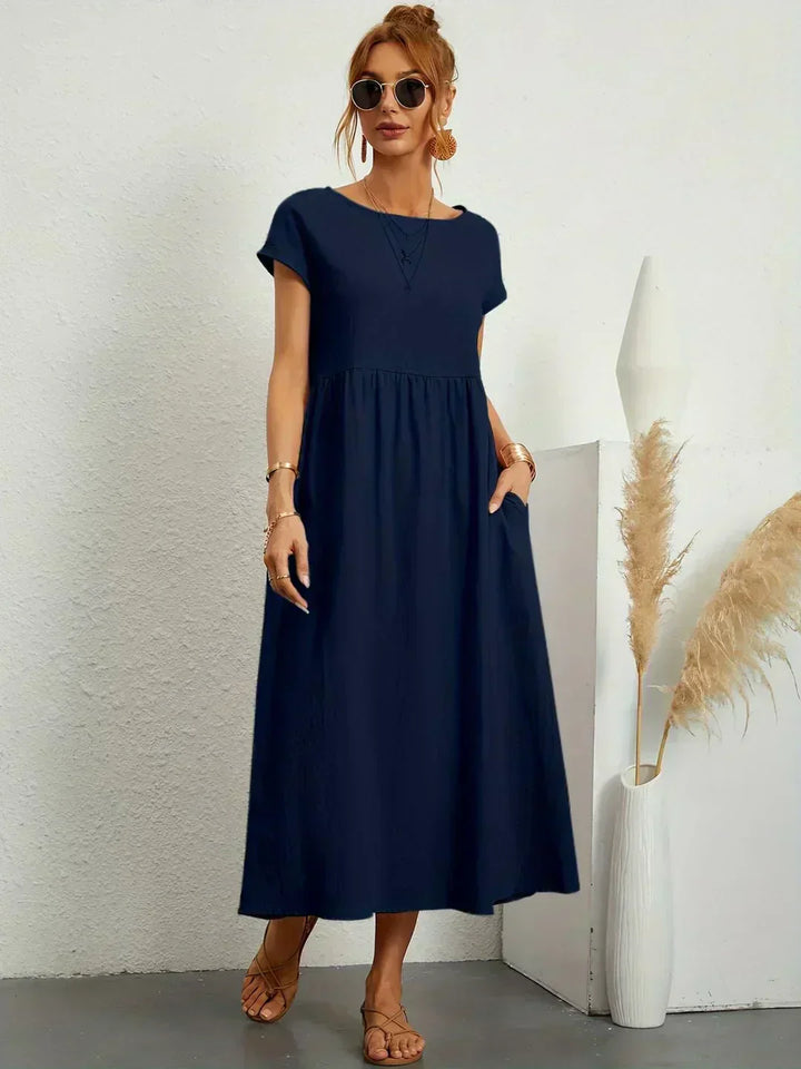 Calira – robe midi en coton