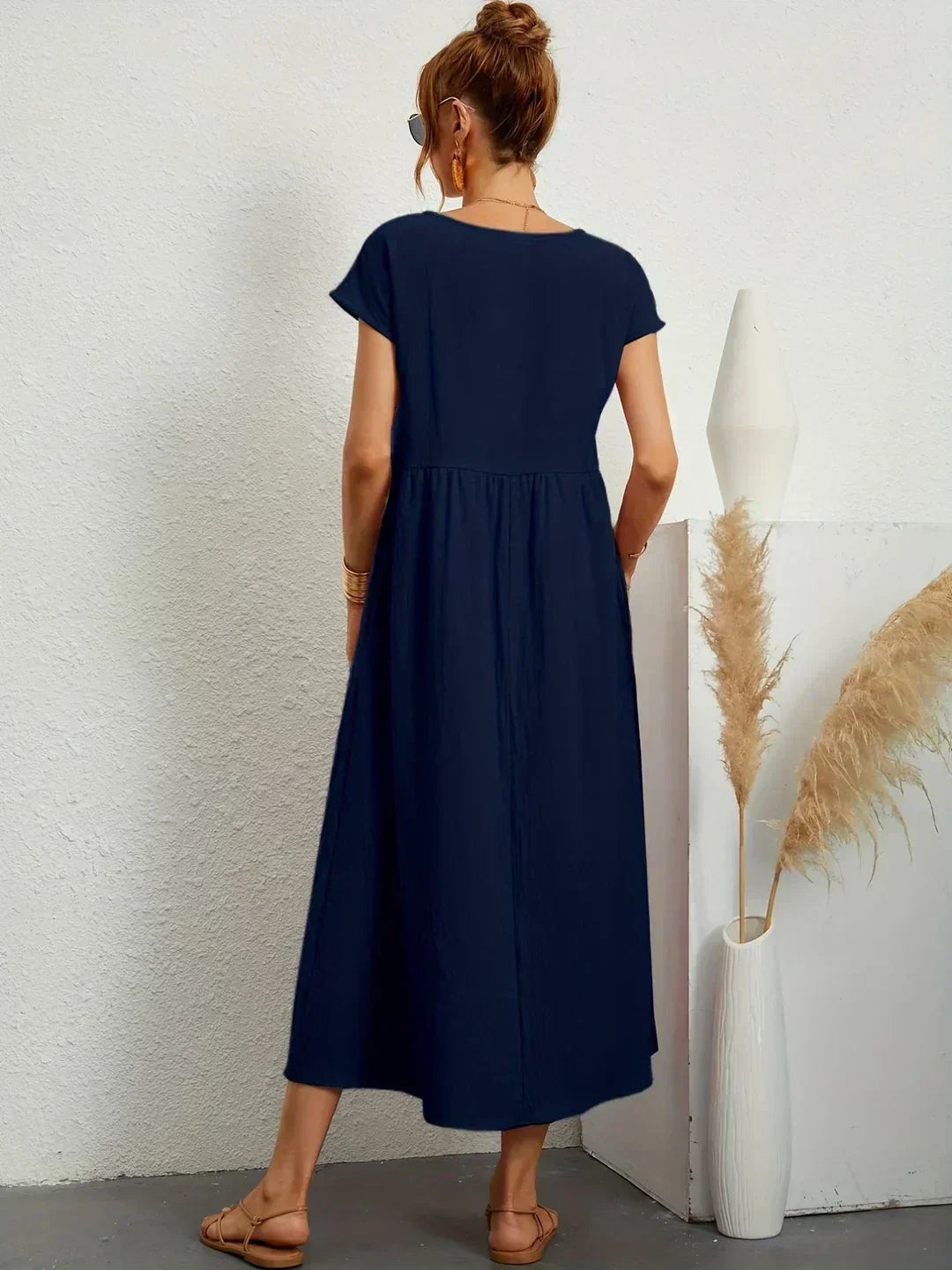 Calira – robe midi en coton