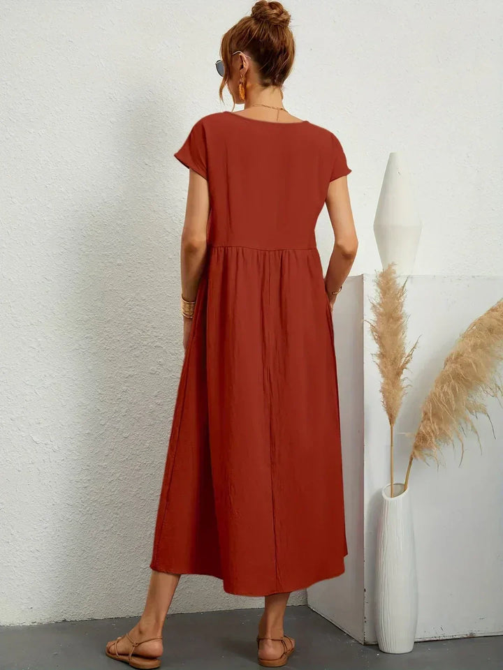 Calira – robe midi en coton