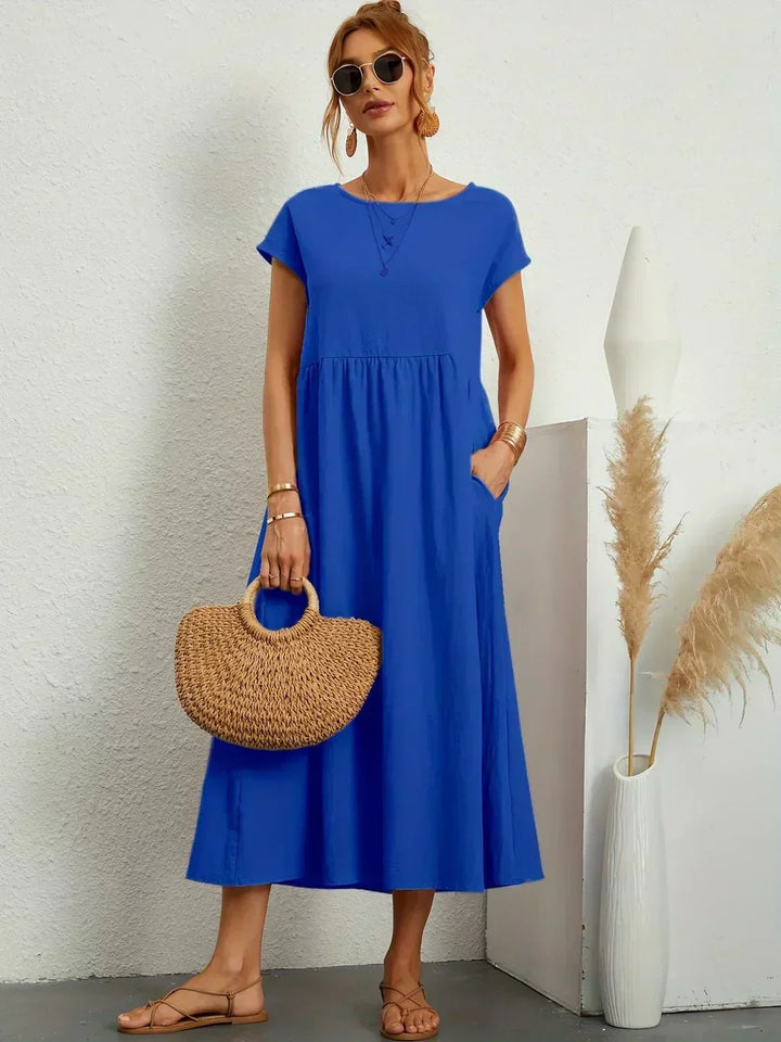 Calira – robe midi en coton