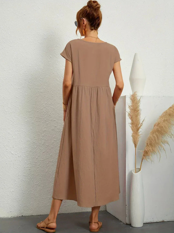 Calira – robe midi en coton