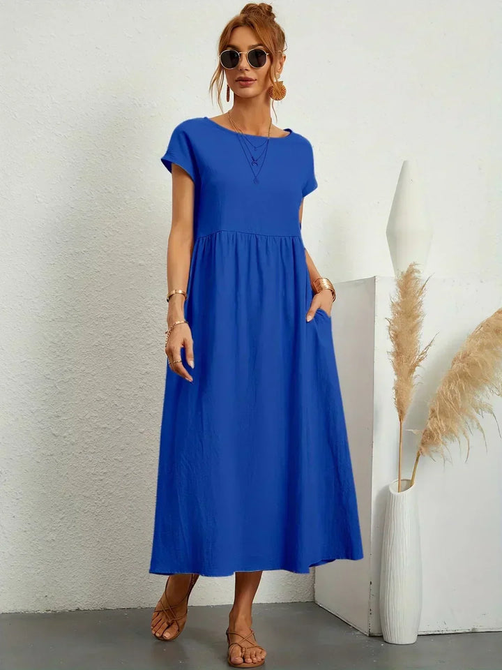 Calira – robe midi en coton