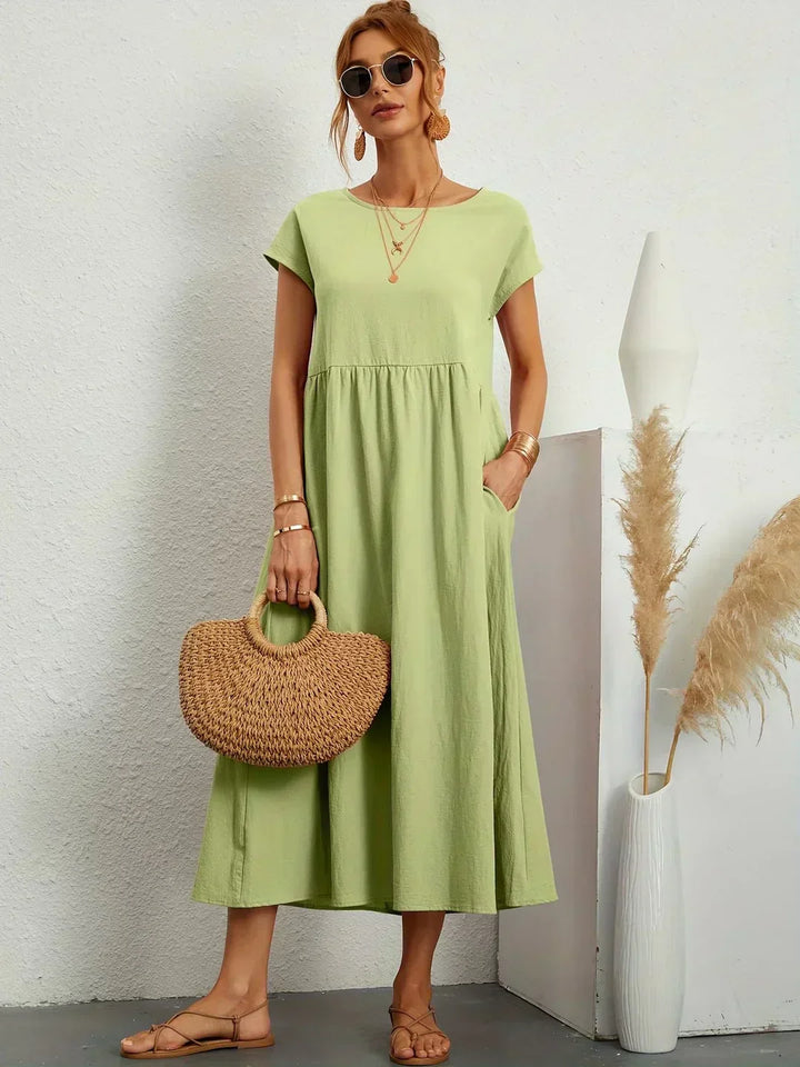 Calira – robe midi en coton