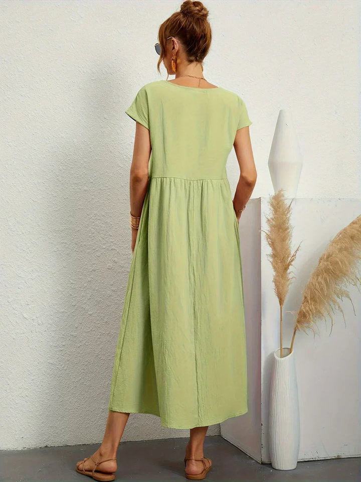 Calira – robe midi en coton