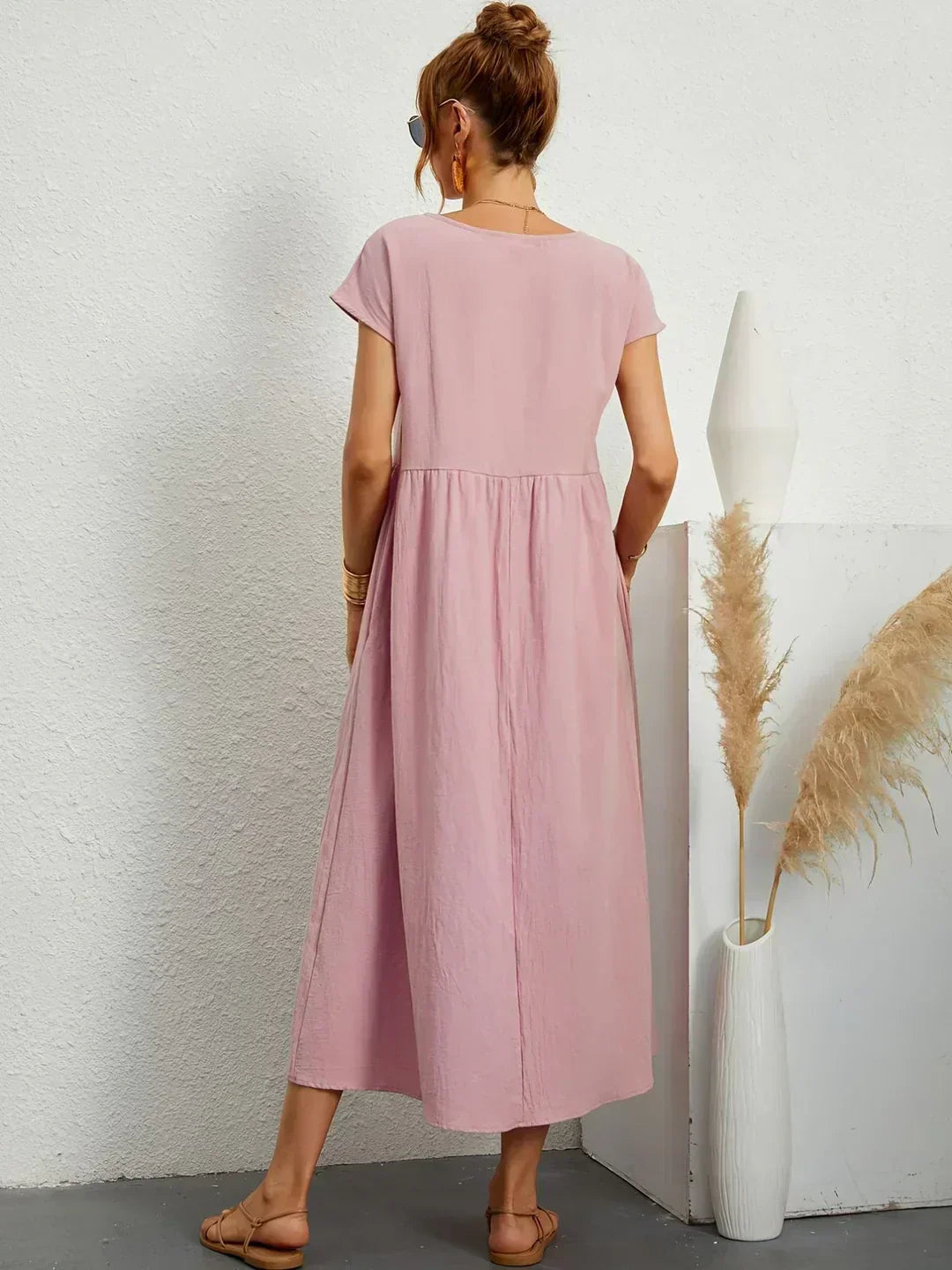 Calira – robe midi en coton