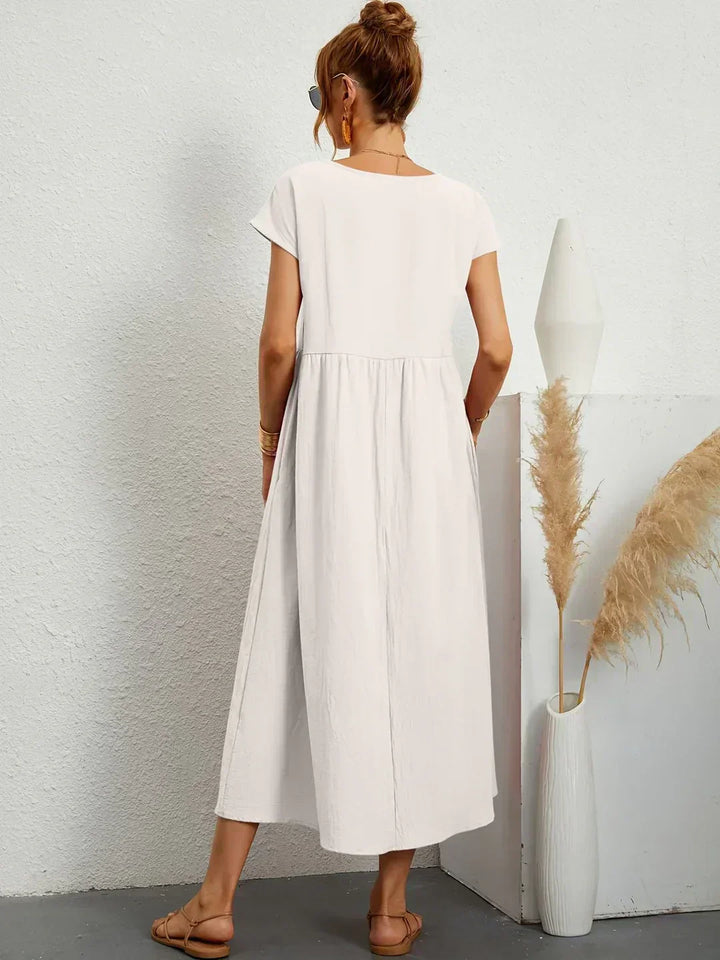 Calira – robe midi en coton
