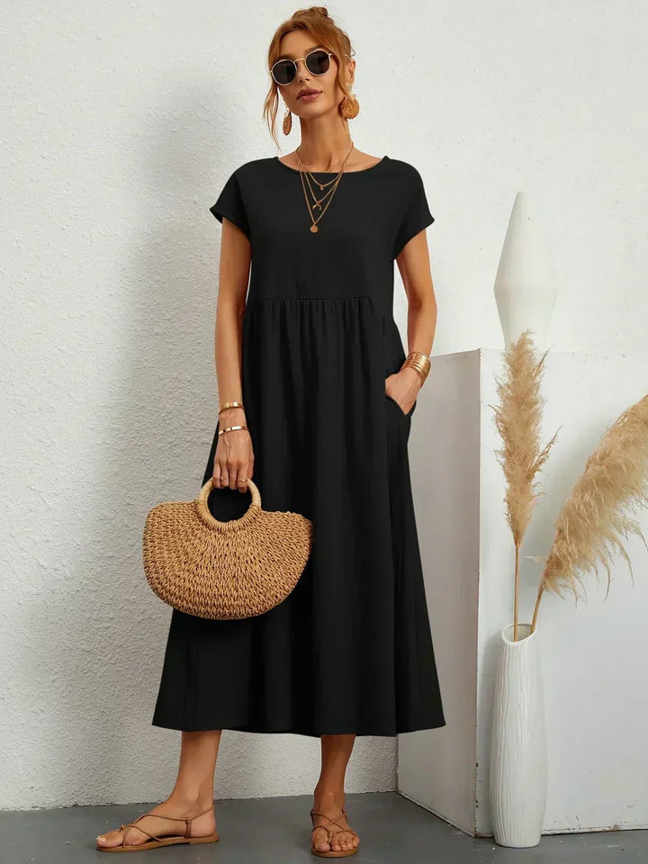 Calira – robe midi en coton