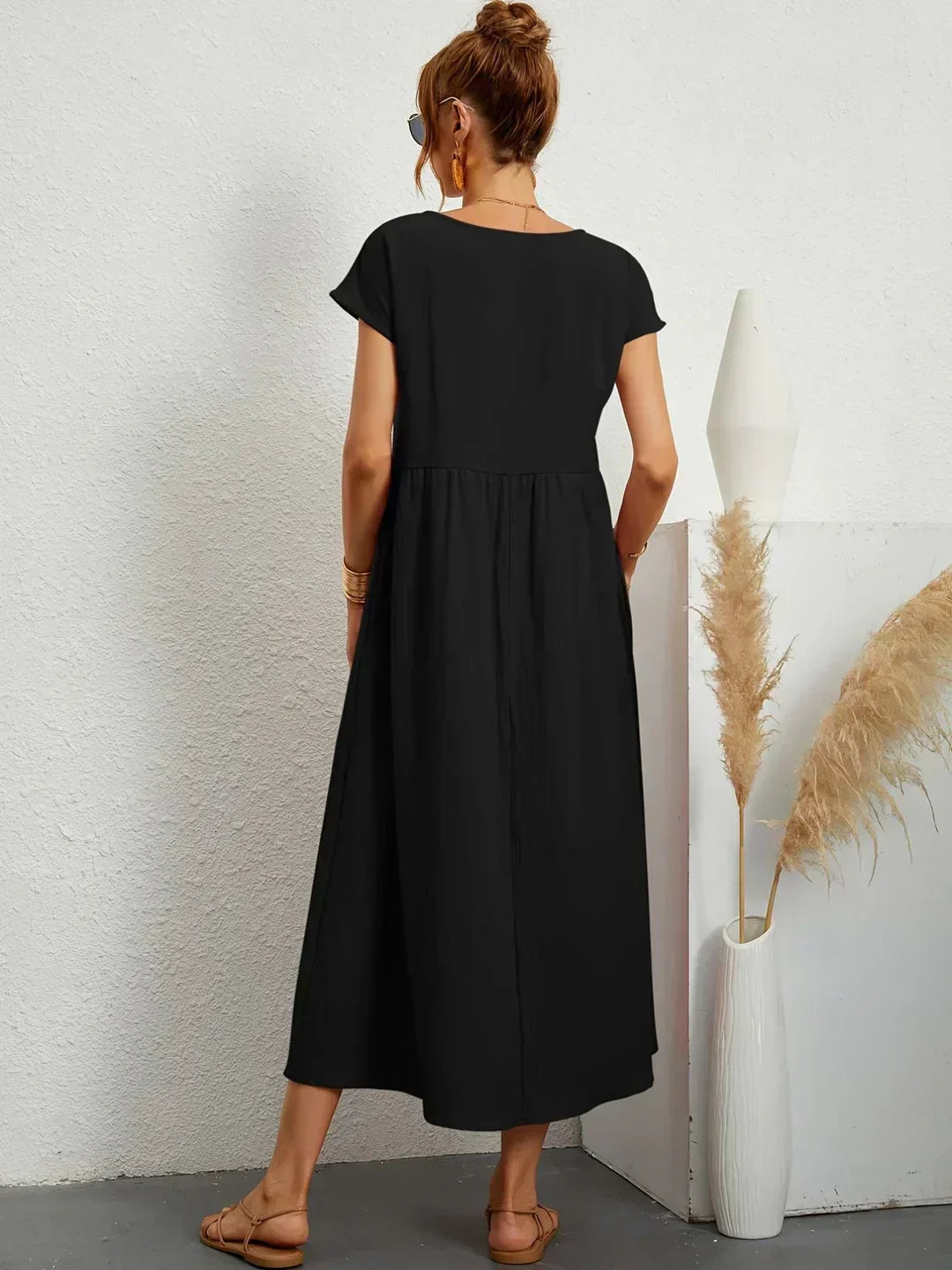 Calira – robe midi en coton