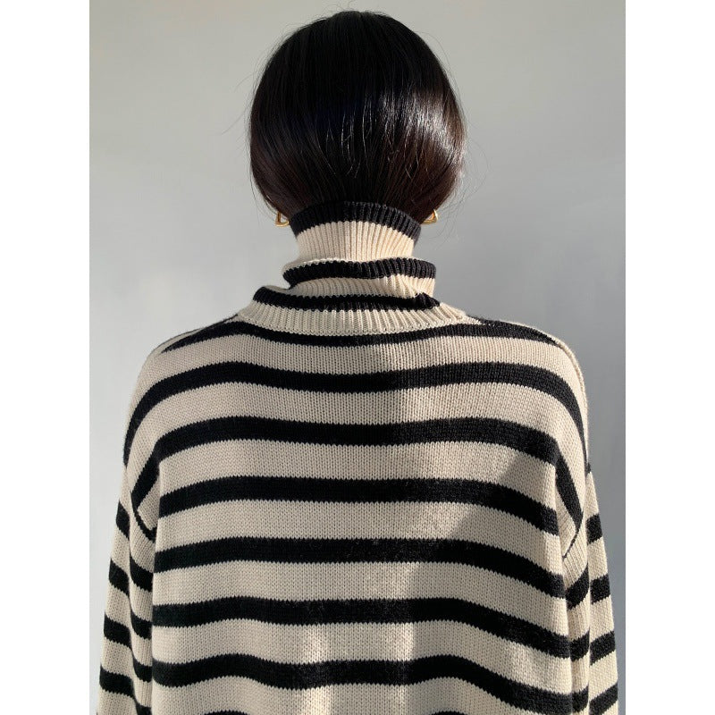 Lureva – Pull à col roulé