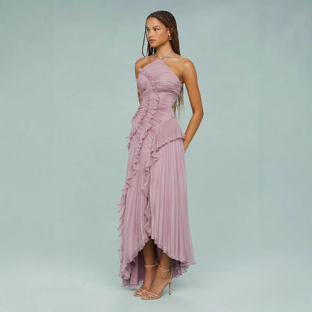 Ilyra – Buste drapé, robe tissée