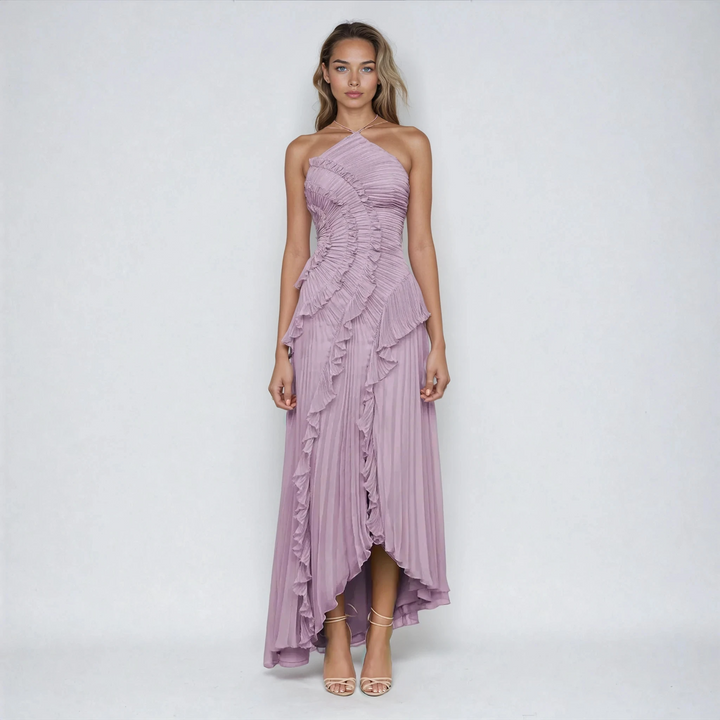 Ilyra – Buste drapé, robe tissée