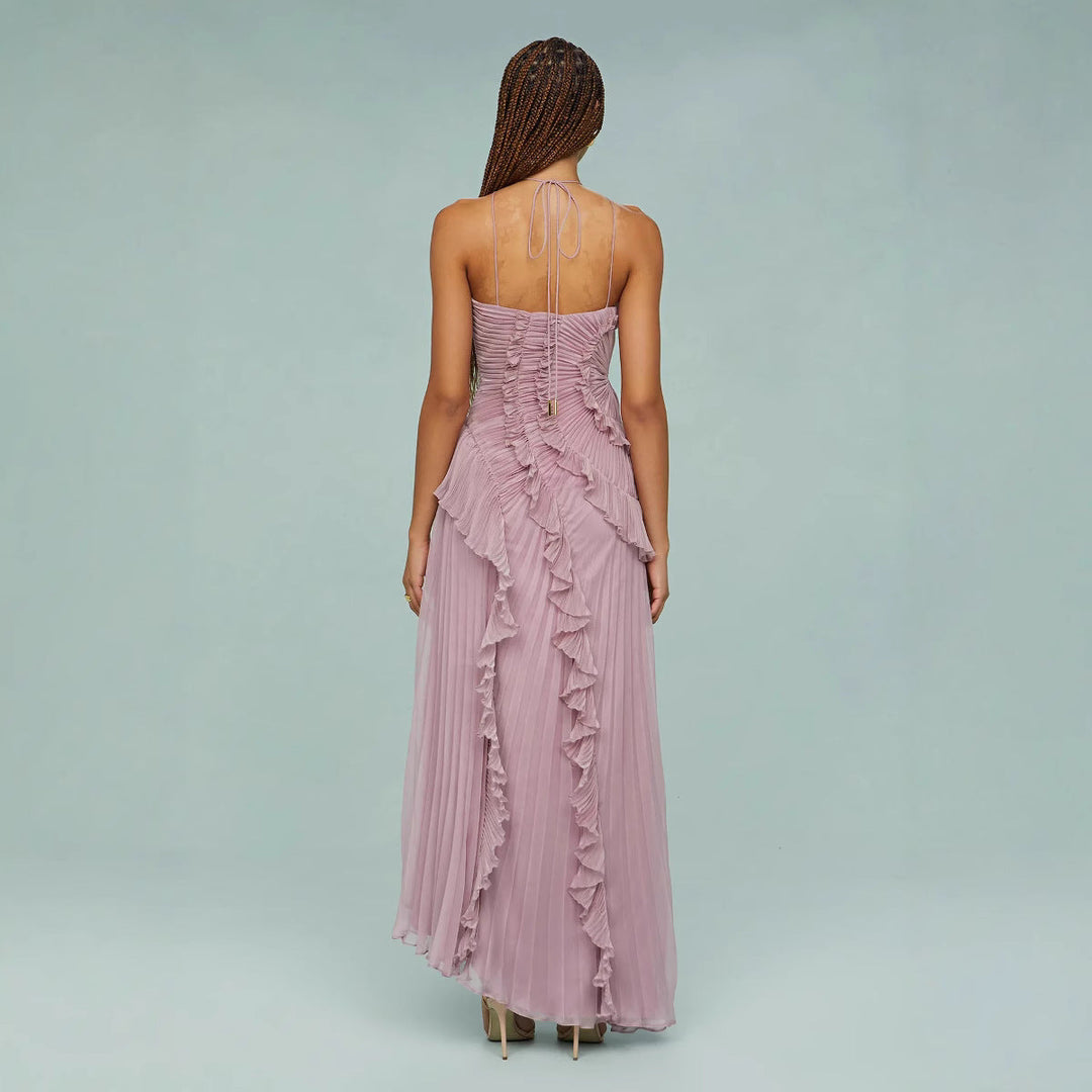 Ilyra – Buste drapé, robe tissée