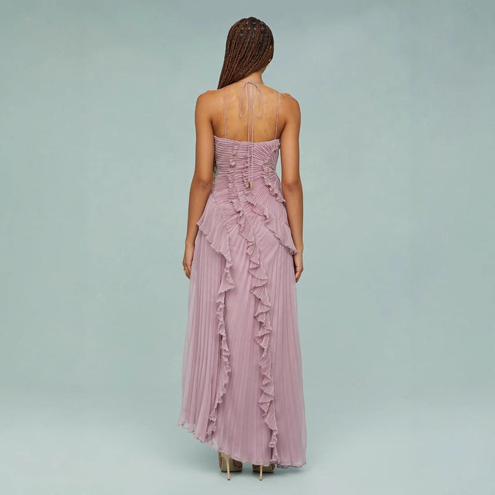 Ilyra – Buste drapé, robe tissée
