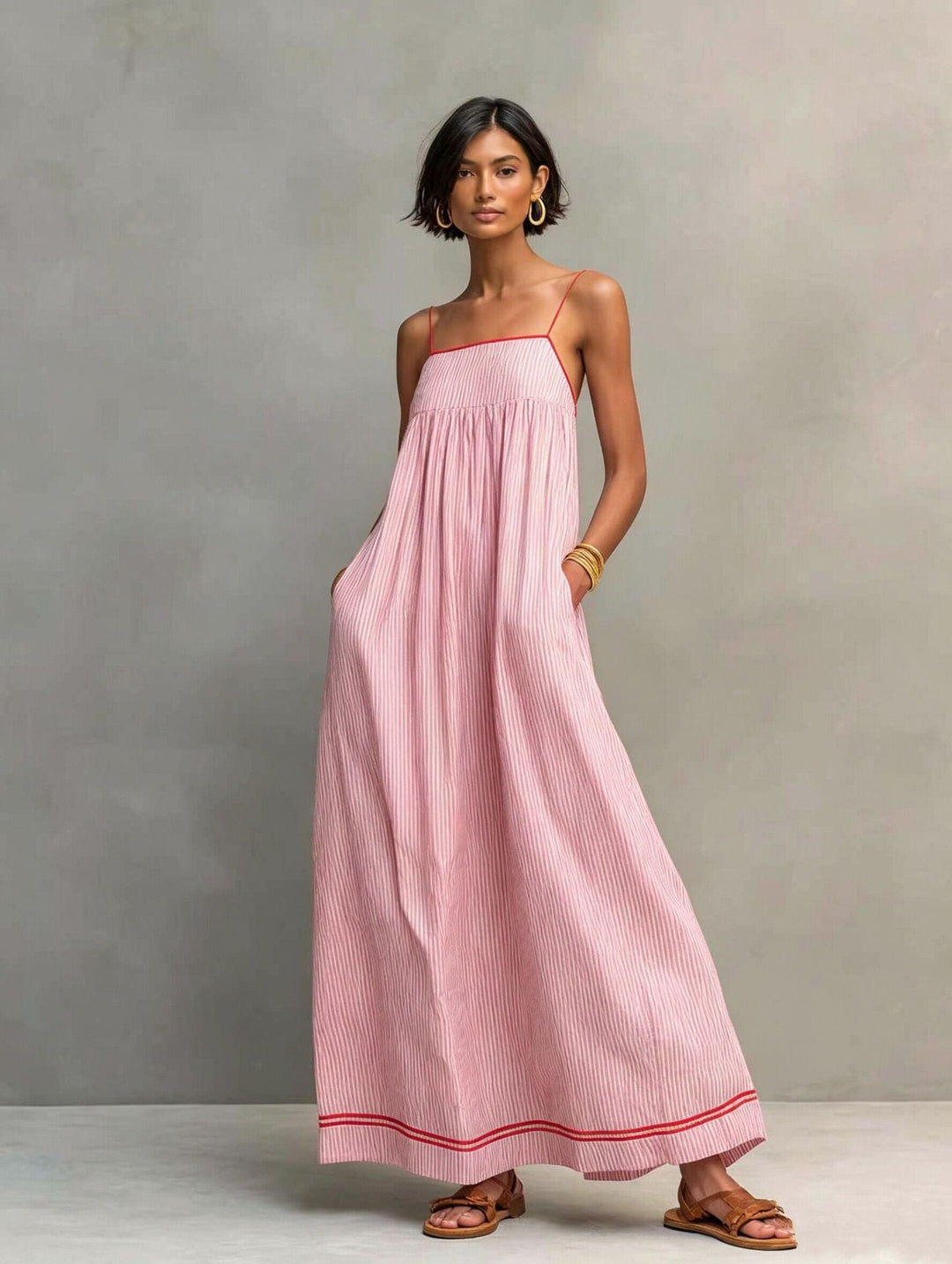 Iverra – Robe drapée tissée