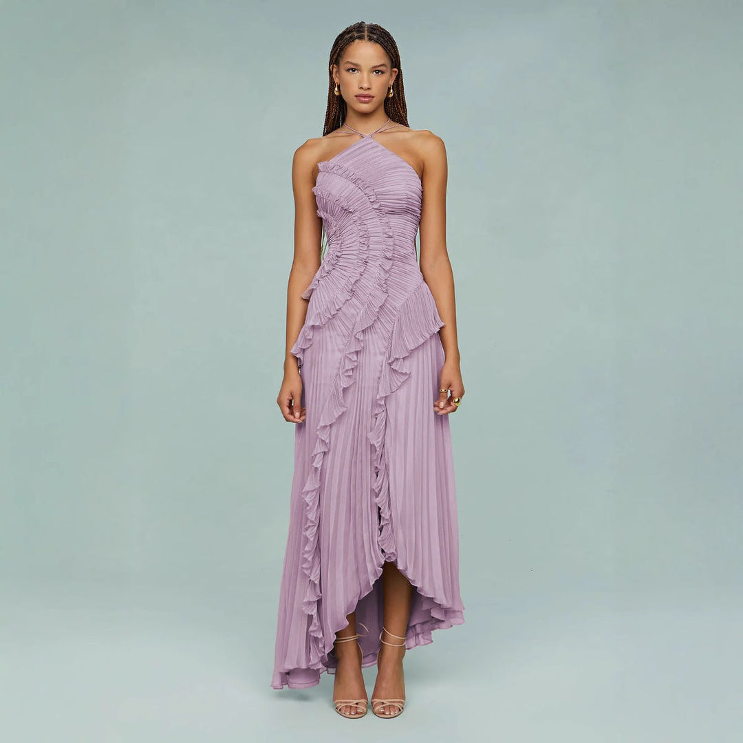 Ilyra – Buste drapé, robe tissée