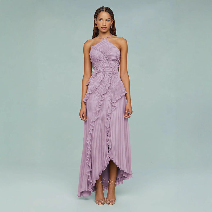 Ilyra – Buste drapé, robe tissée